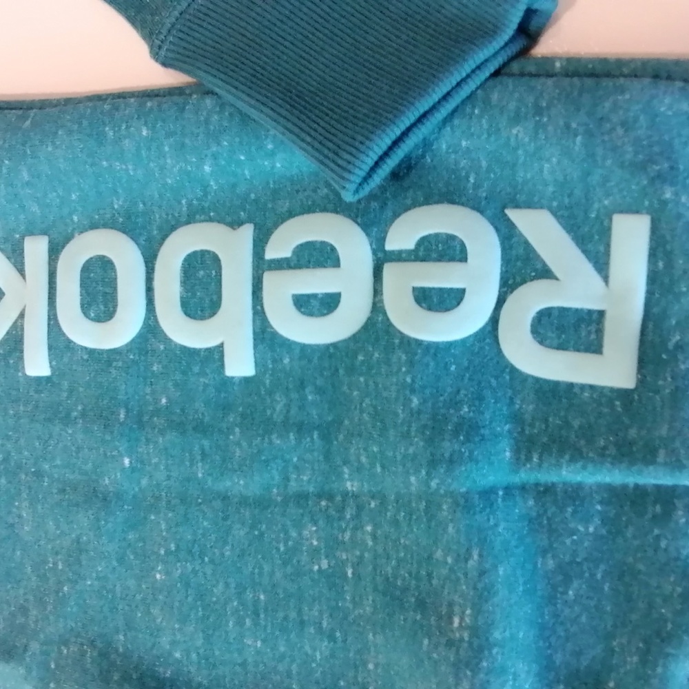 REEBOK Teal Boatneck Pullover BNWT - Picture 4 of 9